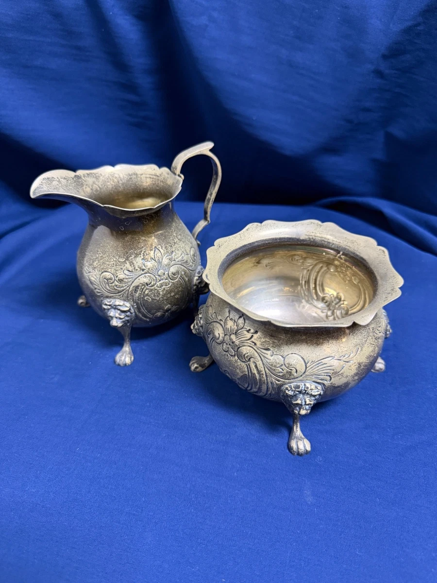 Lion Antique US Sterling Silver Creamers & Sugar Bowls for sale | eBay