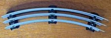 O-31 31" CURVED O GAUGE MENARDS TRAIN 3 RAIL TRACK METAL TUBULAR