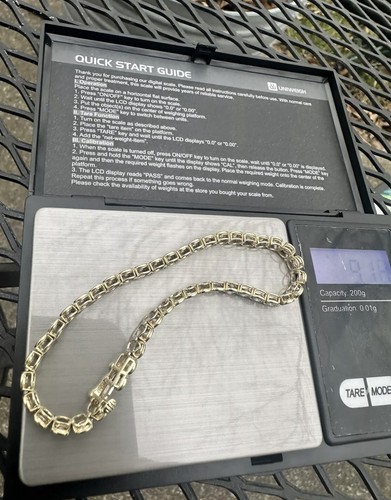 14K Natural 3 Carat Diamond Yellow Gold Tennis Bracelet - Picture 8 of 10