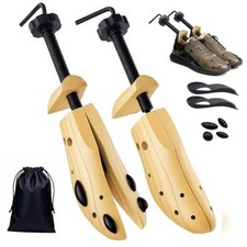 4 Way Shoe Stretcher,Wooden Shoe Expander Widener Shoe Tree Extender for Women