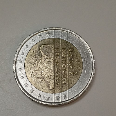 #ad 2 Euro coin Netherlands 2001. $340.00