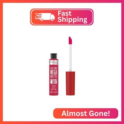 Rimmel London Lasting Mega Matte Liquid Lipstick, Long-Lasting, Hydrating, Vegan