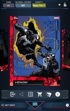 Topps Marvel Collect 2025 Base Series 1 Ruby Tier 7 - Venom