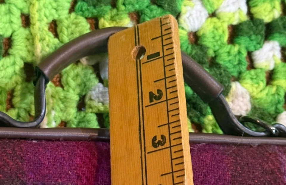 Harris Tweed Islander Dr Bolso Cartera Lana Portátil Clásico Retro Marrón Multicolor Foto 4 de 4