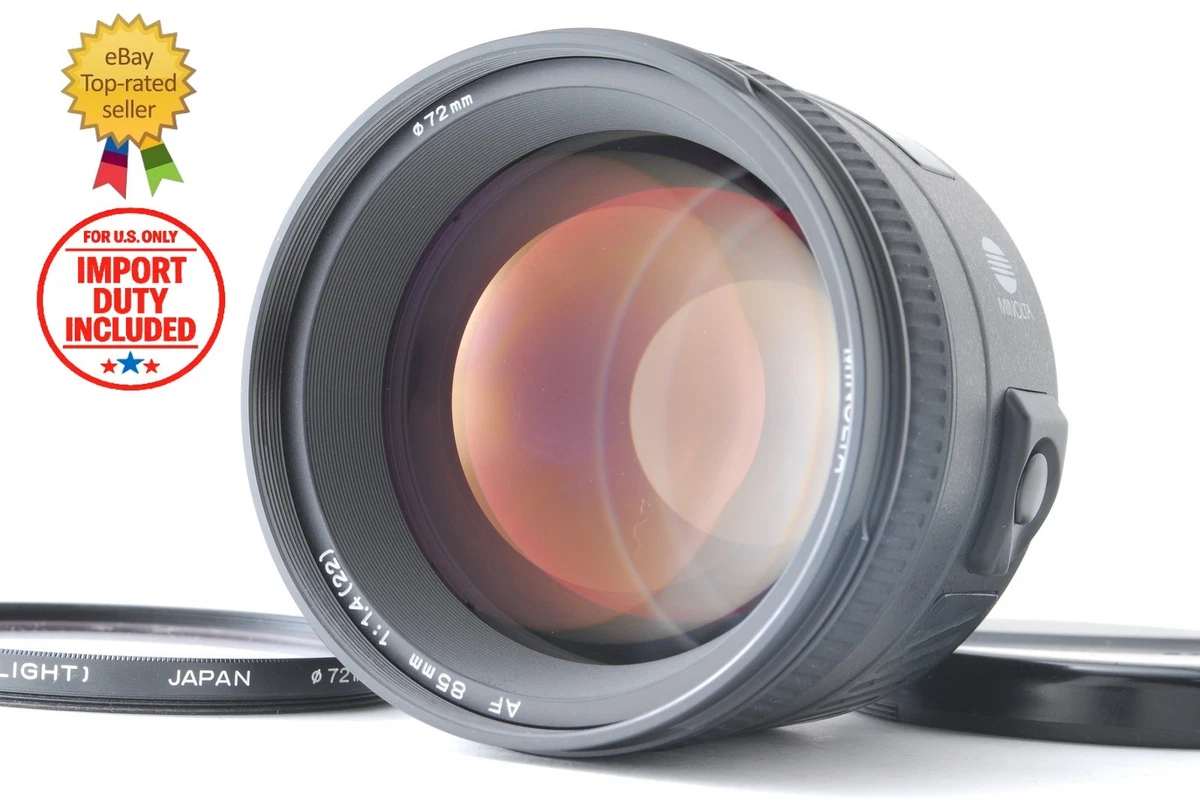 85mm Focal f/1.4 Camera Lenses for Minolta for sale | eBay