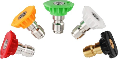 #ad Pressure Washer Tips Power Soap Nozzle 5pcs 2.5 3.5 Orifice 5 nozzles $15.99