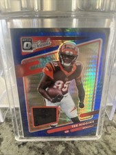 2021 Donruss Optic TEE HIGGINS BLUE HYPER PRIZM THREADS