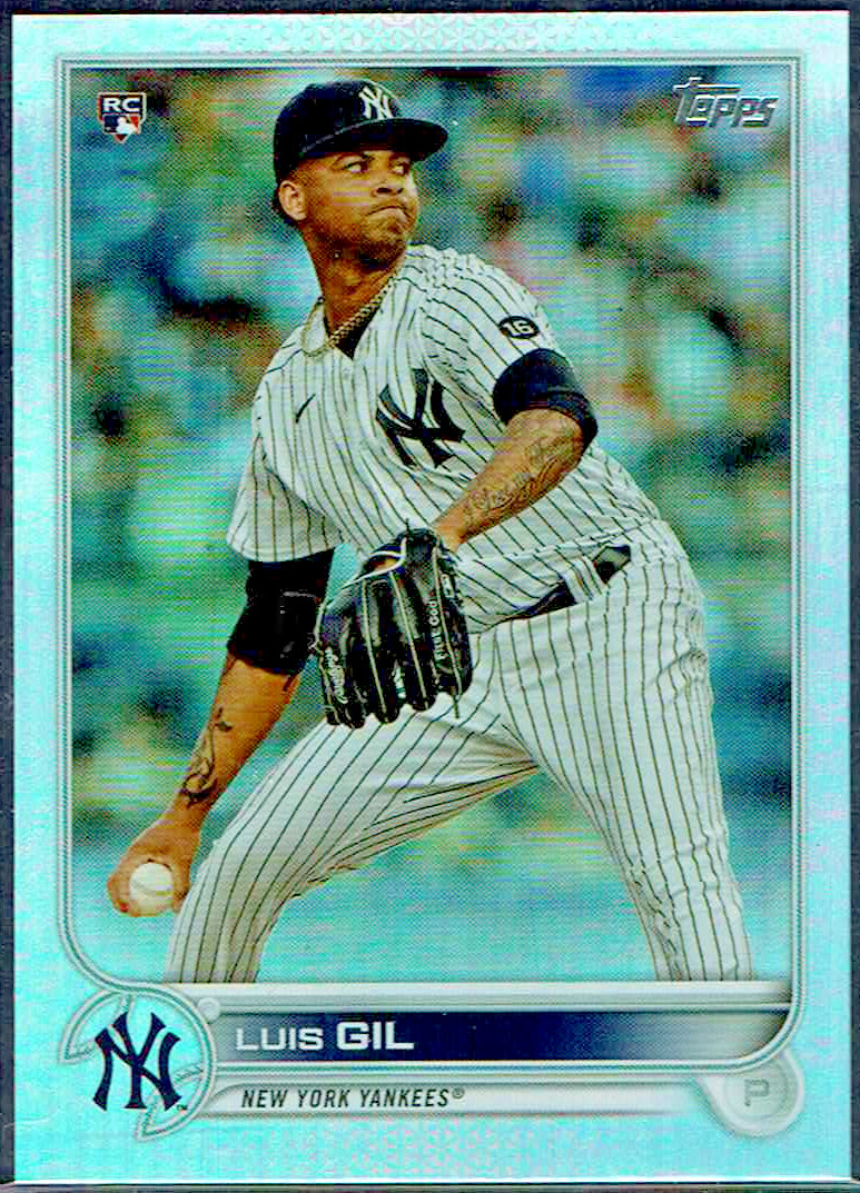 2022 Topps Series 1 - Luis Gil #131 Rainbow Foil (RC)