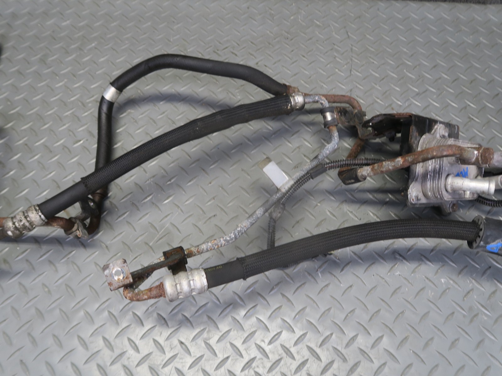 17-20 MASERATI LEVANTE 3.0L POWER STEERING HOSE PIPE LINE OIL COOLER TANK SET