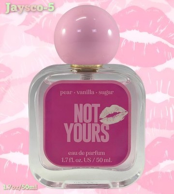 TRU FRAGRANCE NOT YOURS EAU DE PARFUM PEAR VANILLA SUGAR WOMEN 1.7OZ/50ML