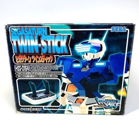 Sega Saturn Twin Stick HSS-0151 Controller HSS-0154 OPEN Box for Virtual-On
