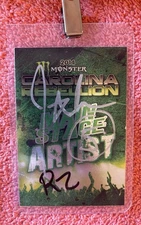 Rob Zombie - John 5 Aurographed Carolina Rebellion 2014 Backstage Pass Laminate