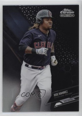 2021 Topps Chrome Black Refractor 165/199 Jose Ramirez #81 18vm