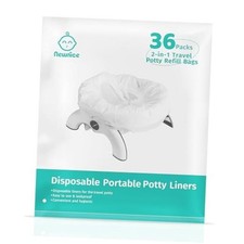 36 Counts Disposable Potty Liners for OXO Tot 2-in-1 Go Potty Leak-Proof