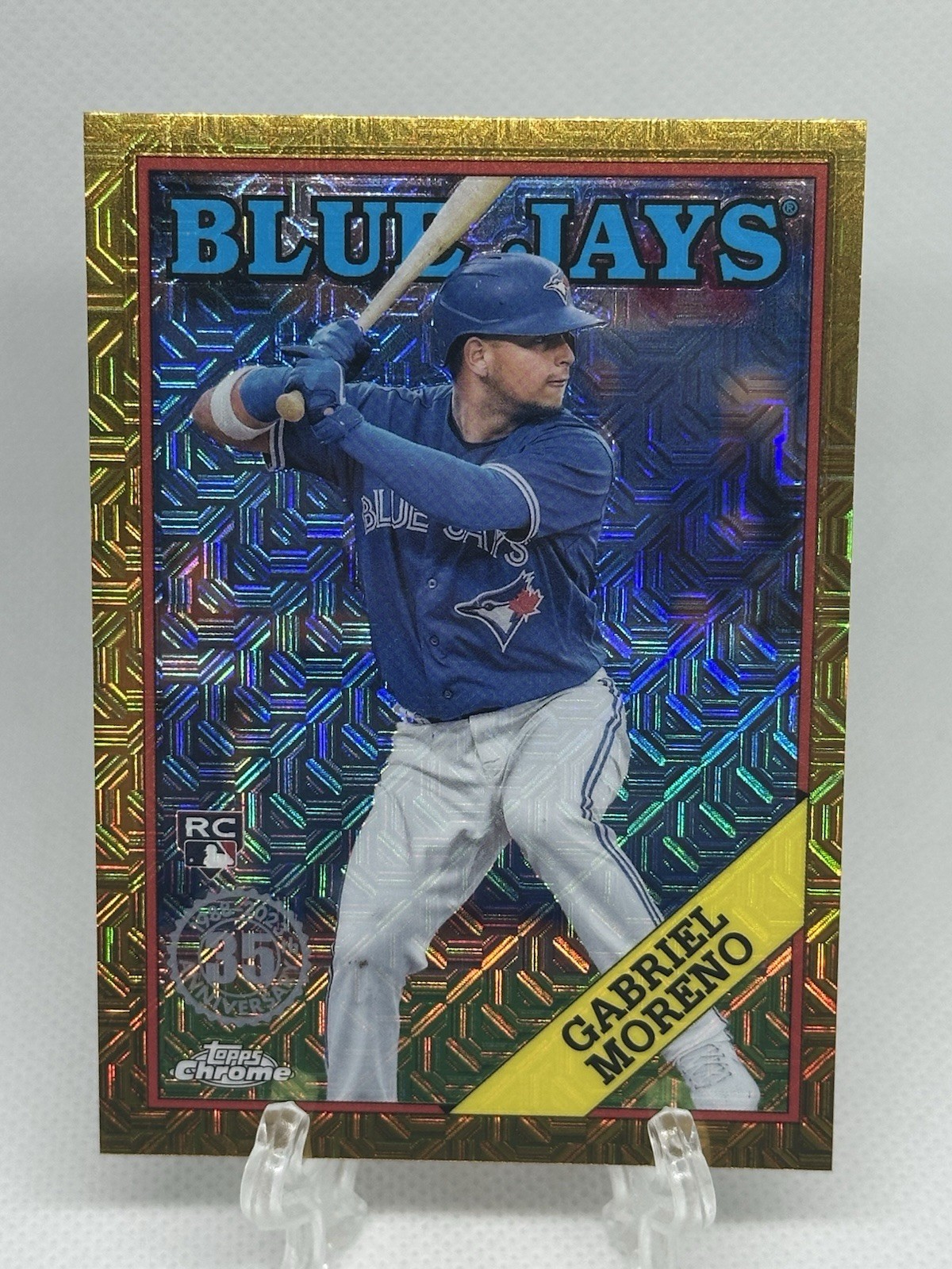 Gabriel Moreno 2023 Topps Silver Pack Chrome RC Refractor Gold SP /50 #T88C-84