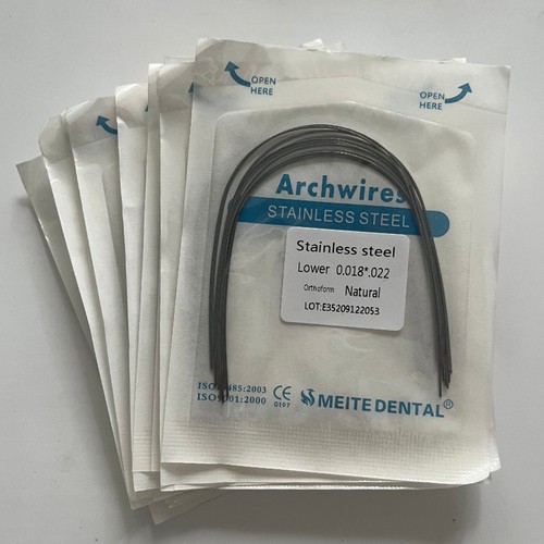 20 Confezioni Fili Arco Ortodonzia Dentale Acciaio Inox Forma Naturale Rettangolare - Foto 9 di 10