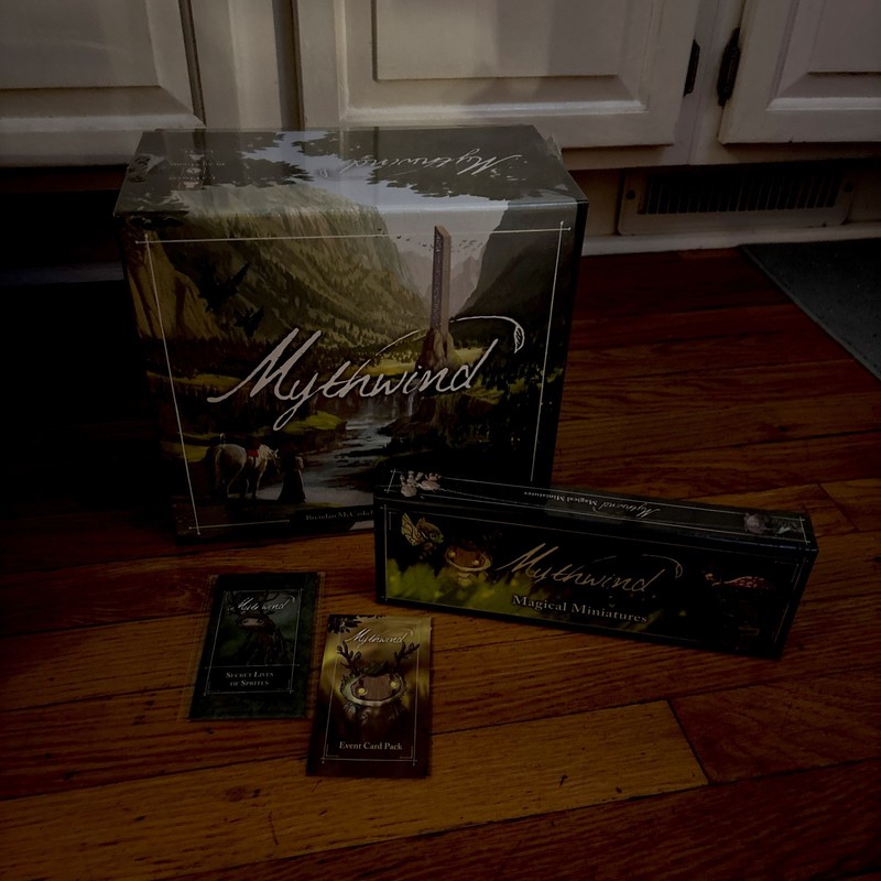 Mythwind Board Game Core Set + Kickstarter Exclusives + Miniatures NIB