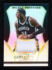 2013-14 Panini Select Swatches Silver Prizm 17/25 Paul Pierce #28 HOF 04dh