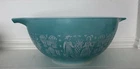 Vintage Pyrex Amish Butterprint Turquoise 442 Cinderella Bowl 1.5 Qt Mixing Bowl