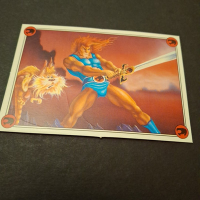 Thundercats 1985 Telepix Shreaded Wheat  Sticker Lift, Sticker Card  No 1