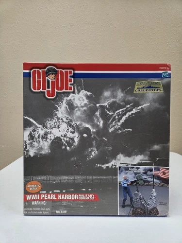 GI Joe WWII Pearl Harbor Military Diorama Set 1/6 Scale Hasbro 2001