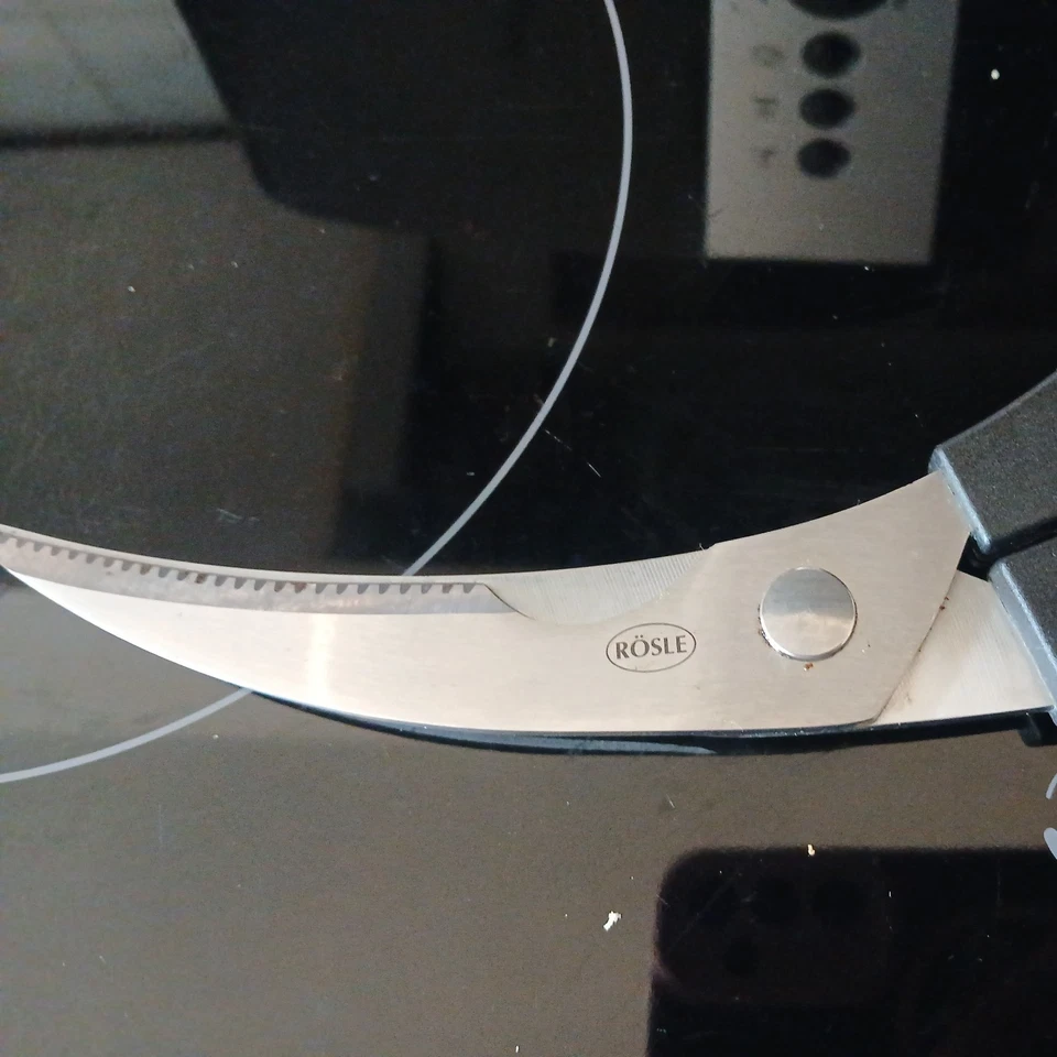 Geflügelschere schwarzer Griff Rösle Model 25060 BBQ-Geflügelschere" - Bild 4 von 4