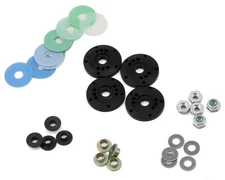 MIP 1/8 Bypass1 Hi-Flow Tapered Shock Piston Kit (4) (5-Hole x 1.3mm) [MIP24405]