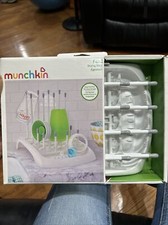 Munchkin Fold Baby Bottle Countertop Drying Rack, Grey