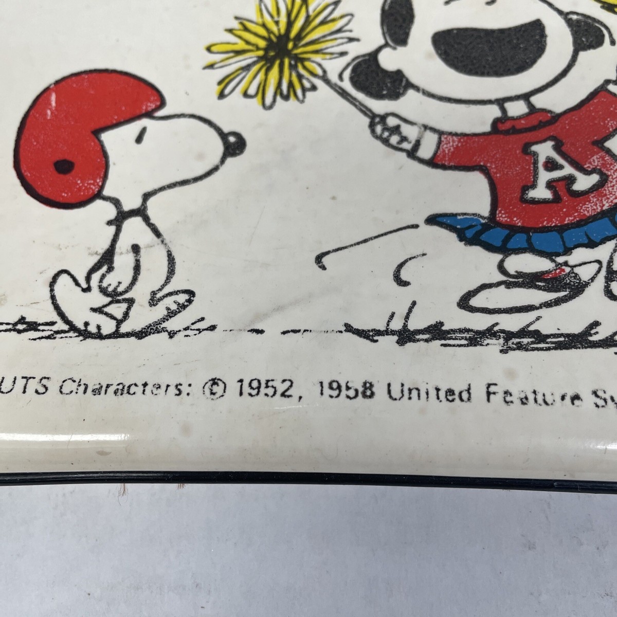 Vintage 1958 Peanuts Snoopy Pencil Zip Case Pouch 8