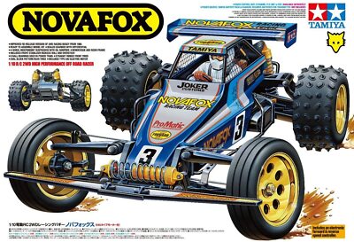 Tamiya Nova Fox 58577 RC Buggy Radio Control 1/10 Scale Blue