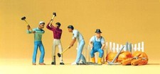 Cirque Travailleurs (3) Et Pilotes Ensemble Figurine Oo / Ho Gauge Preiser 20264