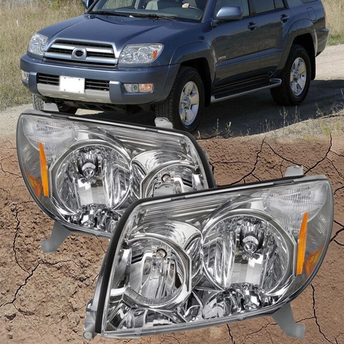 Fits 2003 2004 2005 Toyota 4 Runner Replacement Headlights Set w/Bulb