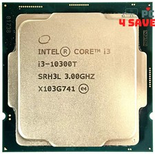 10Th Gen Intel Core i3-10300T LGA 1200 CPU 3.0GHz Quad-Core Desktop Processor