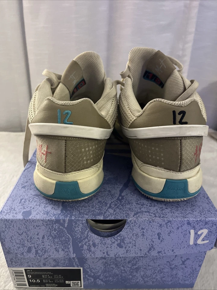 Nike Ja Morant 1 Shoes Vacation Men’s Size 9 DR8785-102 - Image 4 of 4