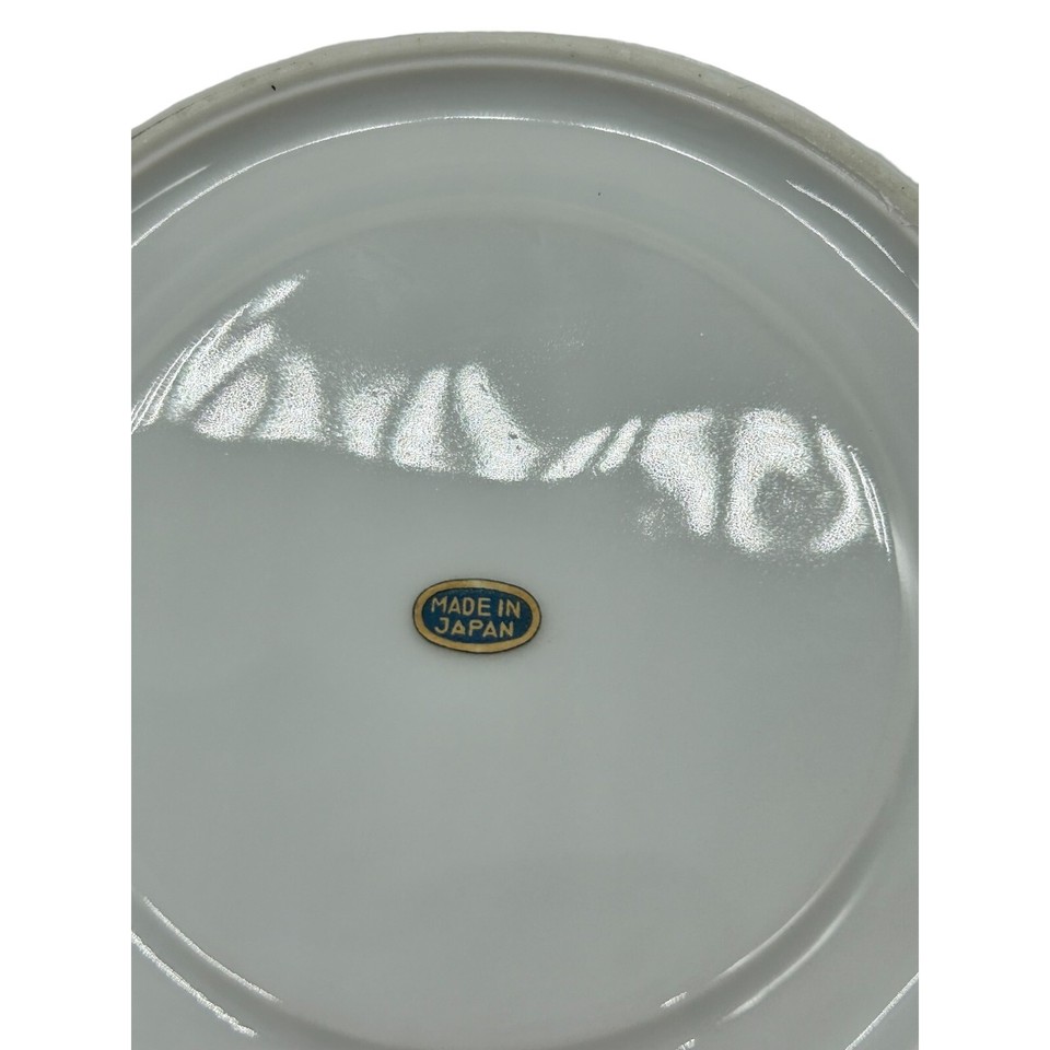 Vintage Souvenier Tea Cup & Saucer Rockome Gardens Arcola IL Cupid's