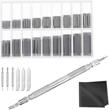 Watch Link Remover Kit with Spring Bar Tool Watch Band Tool and 360 Pcs Watch St