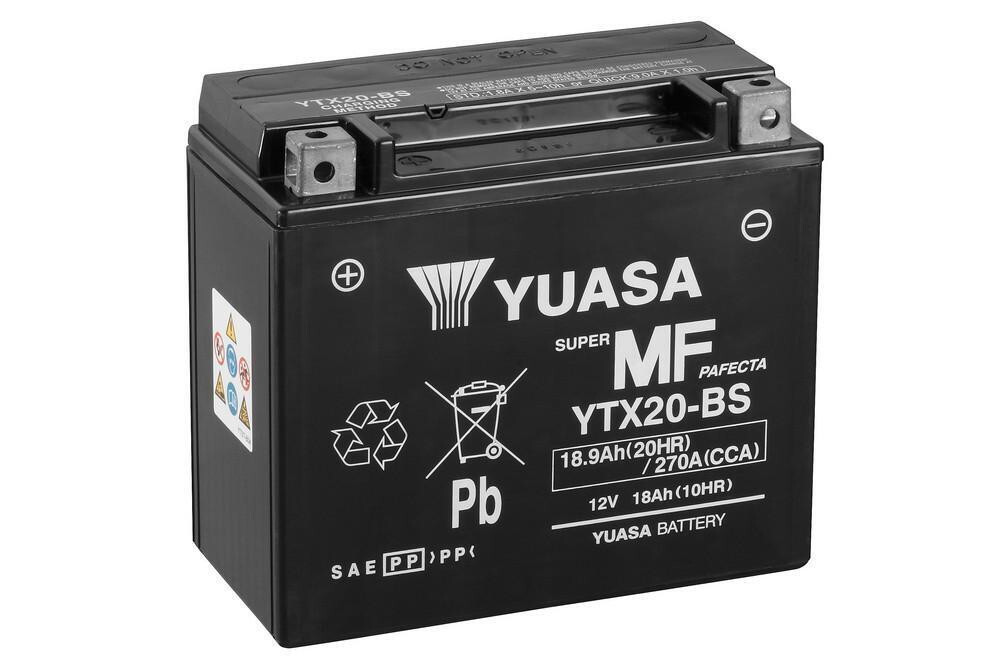 YTX20L-BS バッテリー 18Ah 270A YTX20L-BS 12 Volt 18 AH 270 CCA AGM Power Sport Battery