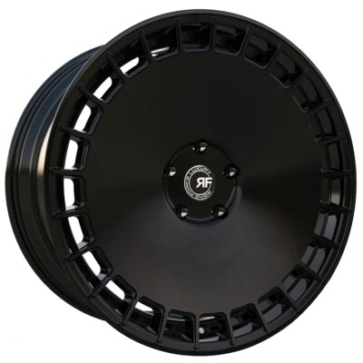 22  RF30 GLOSS BLACK CONCAVE WHEELS RIMS FOR LEXUS LS460 LS500 22X9 & 10.5