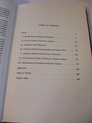 Essays on Semiolinguistics & Verbal Art by William O. Hendricks, 1973. Semiotics - Imagen 5 de 5