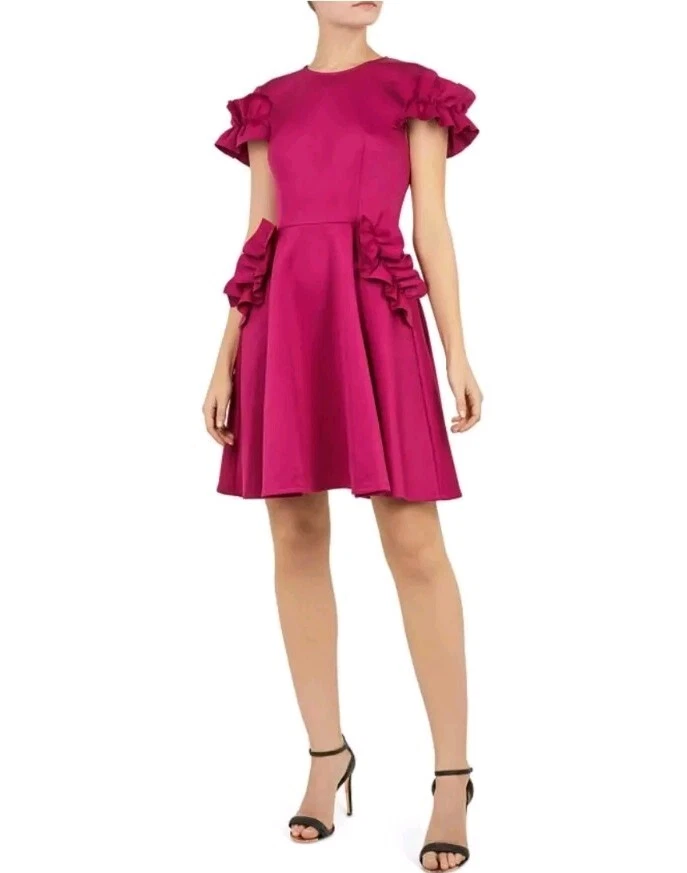 white christmas dresses Knot Front V-neck Sequin Mini Dress | Noosh main image 0