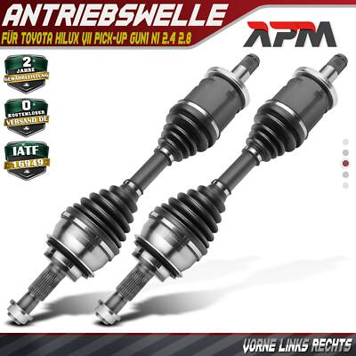 2x Antriebswelle Vorne Links Rechts für Toyota Hilux VII Pick-up GUN1 N1 2.4 2.8