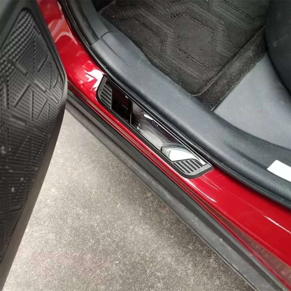 4X Hybrid Logo Door Sill Cover Panel Step Protector for Honda Accord Accessories - Image 3 of 4