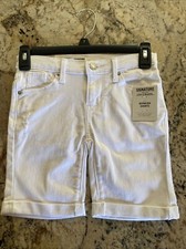 Girls 7  Shorts Signature by Levi Strauss  Co. Gold Label White NWT