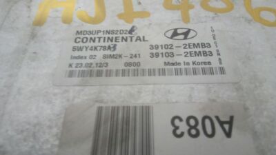 Used Engine Control Module (ECM) fits: 2013 Hyundai Elantra Electronic Control M