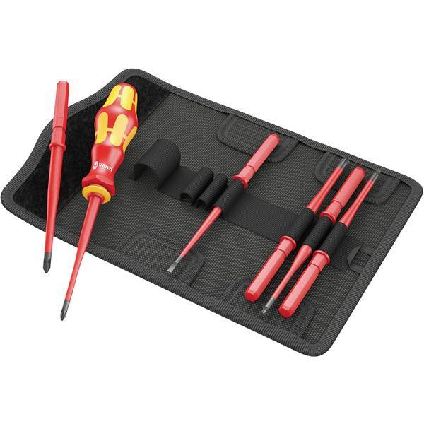 Wera 5003475001  Kompakt VDE 7 VDE Kit cacciaviti 7 parti Croce Phillips, Profil