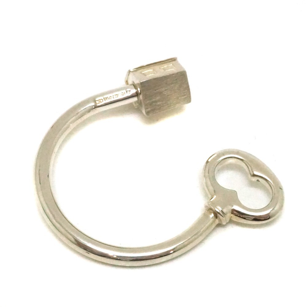 Tiffany & Co Tiffany House Motif Key Ring Sterling Silver 925 Charm Used