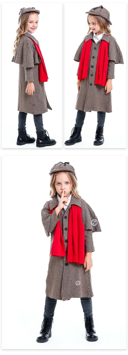 Kids Sherlock Rache Sherlock Holmes Costume Kids