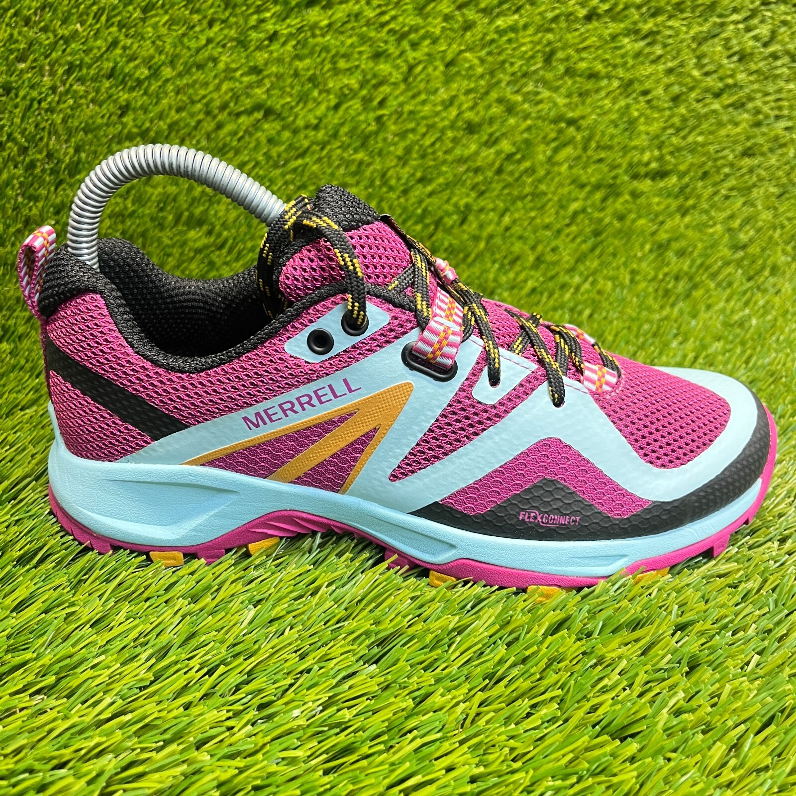 Merrell MQM Flex 2 GTX Mujer Talla 6 Azul Púrpura Correr Senderismo Zapatos Tenis