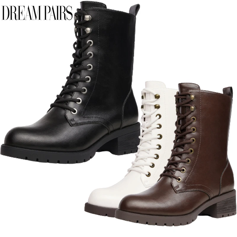 Low heel combat boots deals