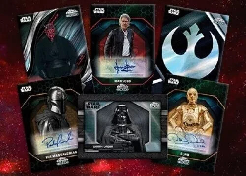 2024 Topps Chrome Black Star Wars Hobby Box Factory Sealed In Hand! Autos? - Picture 2 of 4